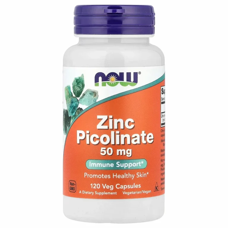 Picolinate de zincNow Foods 50 mg 120 capsules vegetariennes