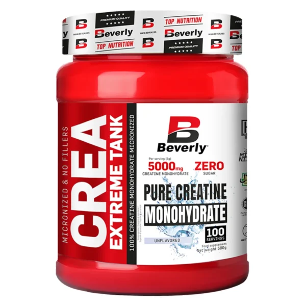 CREA EXTREME 100% Créatine Monohydrate, 500 g – Beverly