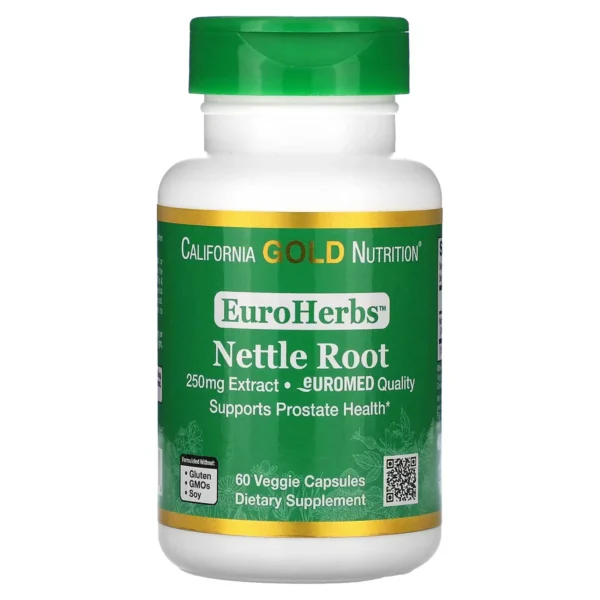 Nettle Root Extract 250 mg, 60 Capsules – California Gold Nutrition