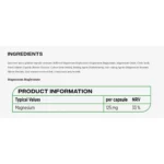 Magnesium Bisglycinate – 90 Capsules – Reflex Nutrition – Image 2
