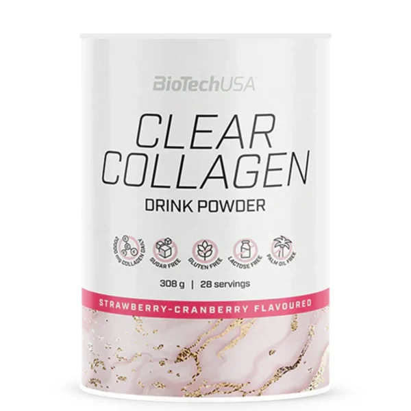 Clear Collagen – 308 g (Strawberry-Cranberry) – BioTechUSA