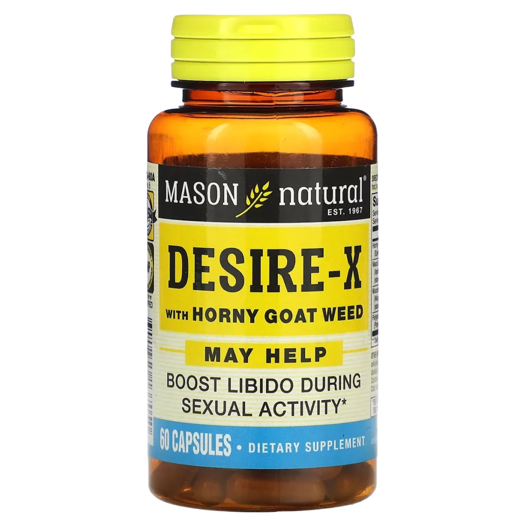Desir X avec Horny Goat Weed – 60 Gelules Mason Natural1