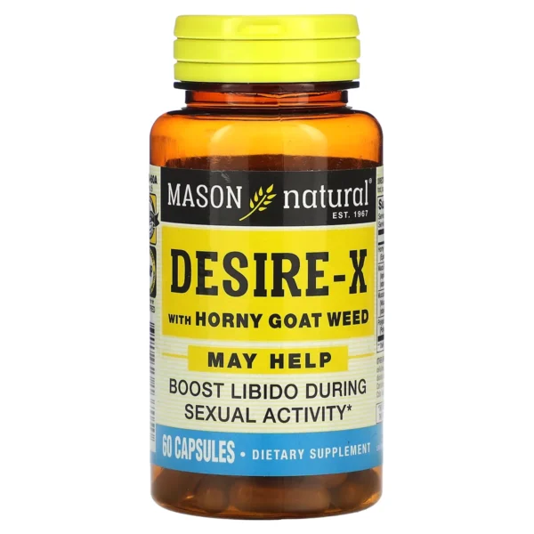 Desir X avec Horny Goat Weed – 60 Gélules - Mason Natural