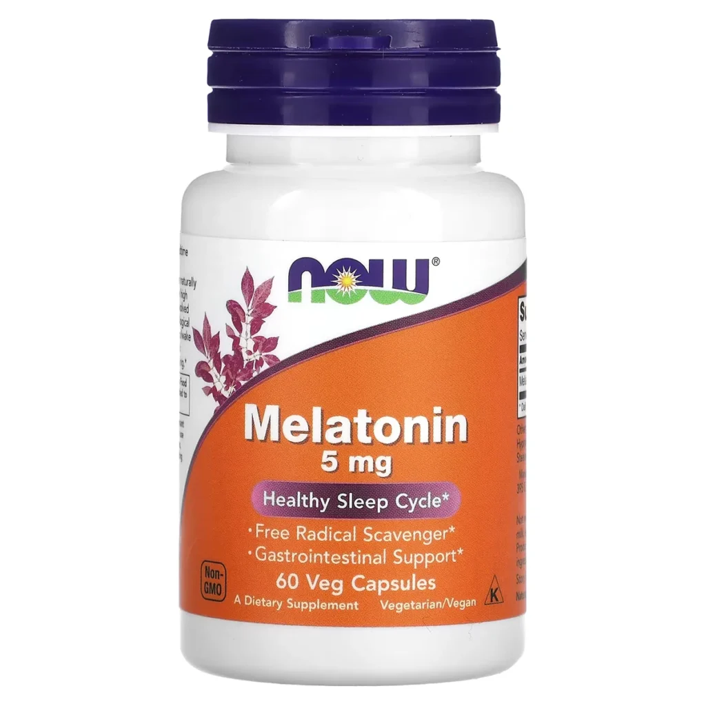 Extra Strength Melatonin 10 mg 100 capsules vegetales – NOW Foods 3