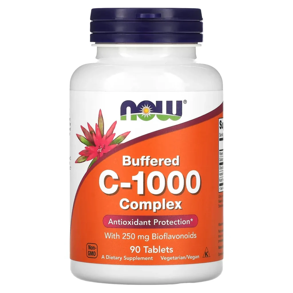 Vitamin C Complex 90 comprimes – NOW Foods 1