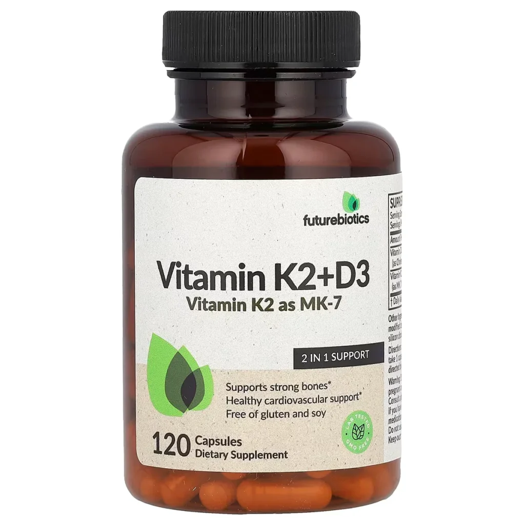 Vitamin D3 K2 5 000 Ui 120 Capsules – Futurebiotics 1