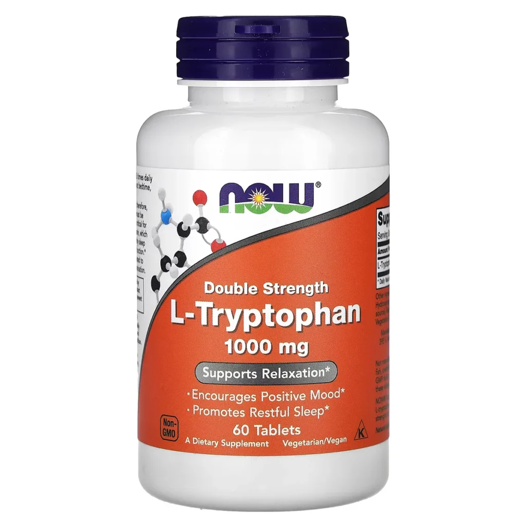 L Tryptophan Double Strength – 1000 mg – 60 Comprimes 1