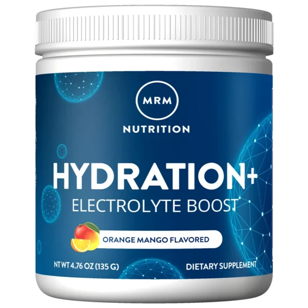 Hydration+ Electrolyte Boost – Orange Mango flavoured – 135 g (MRM Nutrition)