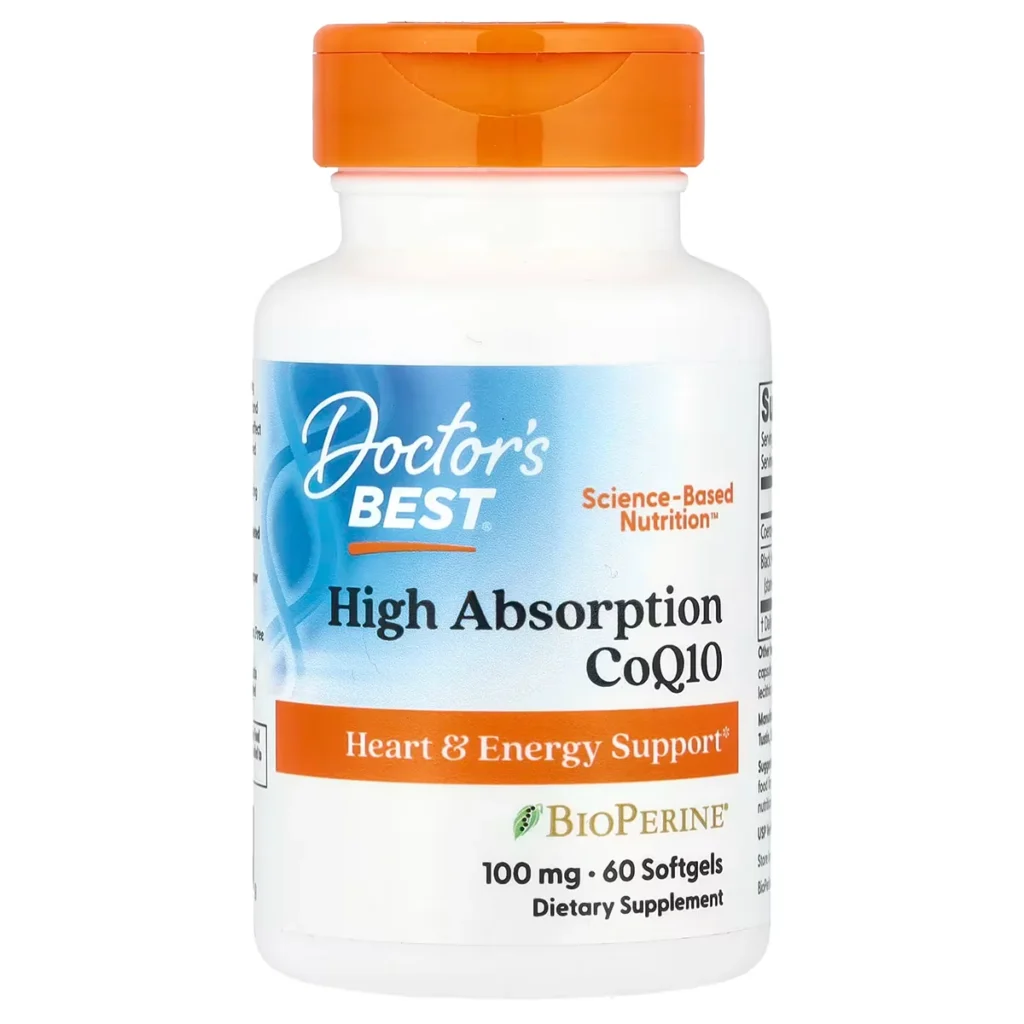 Coenzyme Q10 100 mg – 60 Softgels – Doctors Best 1
