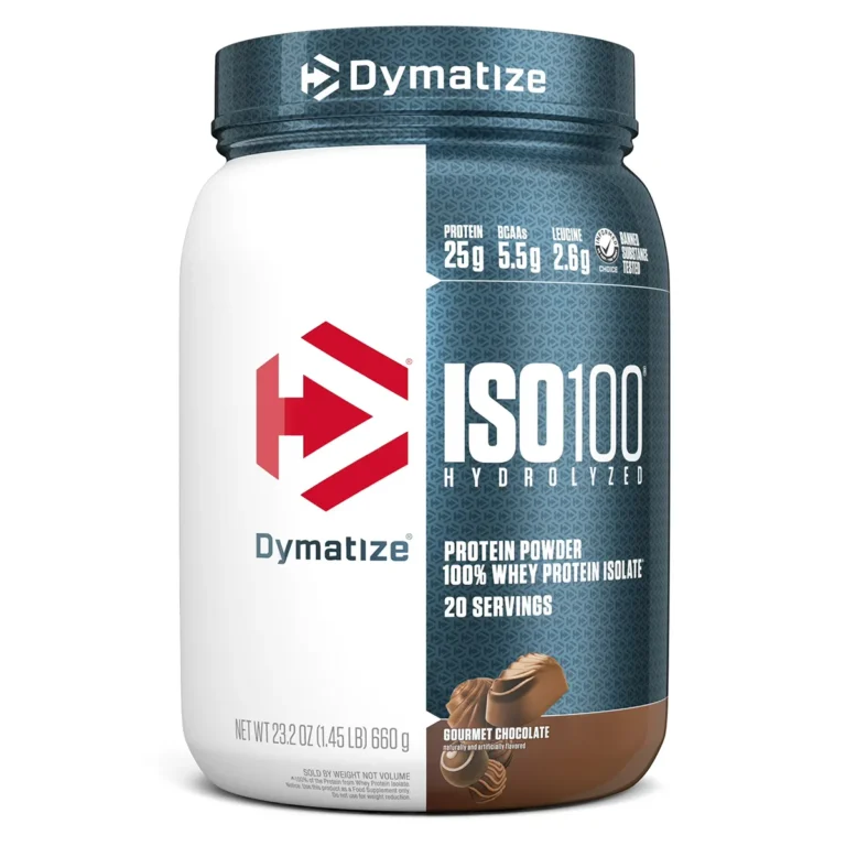 Iso 100 Hydrolyzed – 610 g Gourmet Chocolate – Dymatize 1