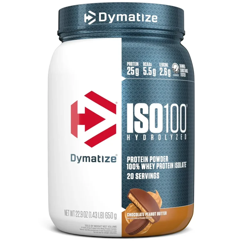 Iso 100 Hydrolyzed – 650 g Chocolate Peanut Butter – Dymatize 1