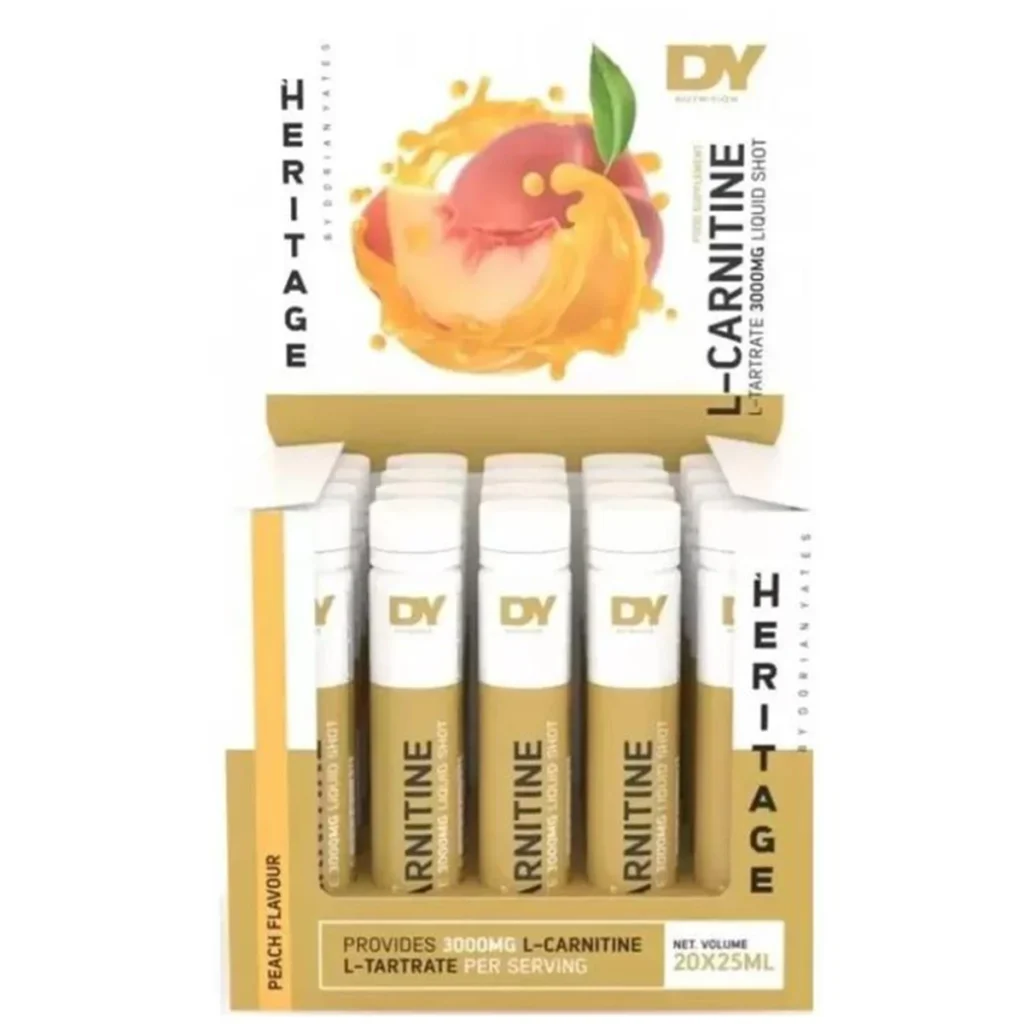 L‑Carnitine Liquid – 3000 mg – 20 x 25 m – Peach – Dorian Yates 1