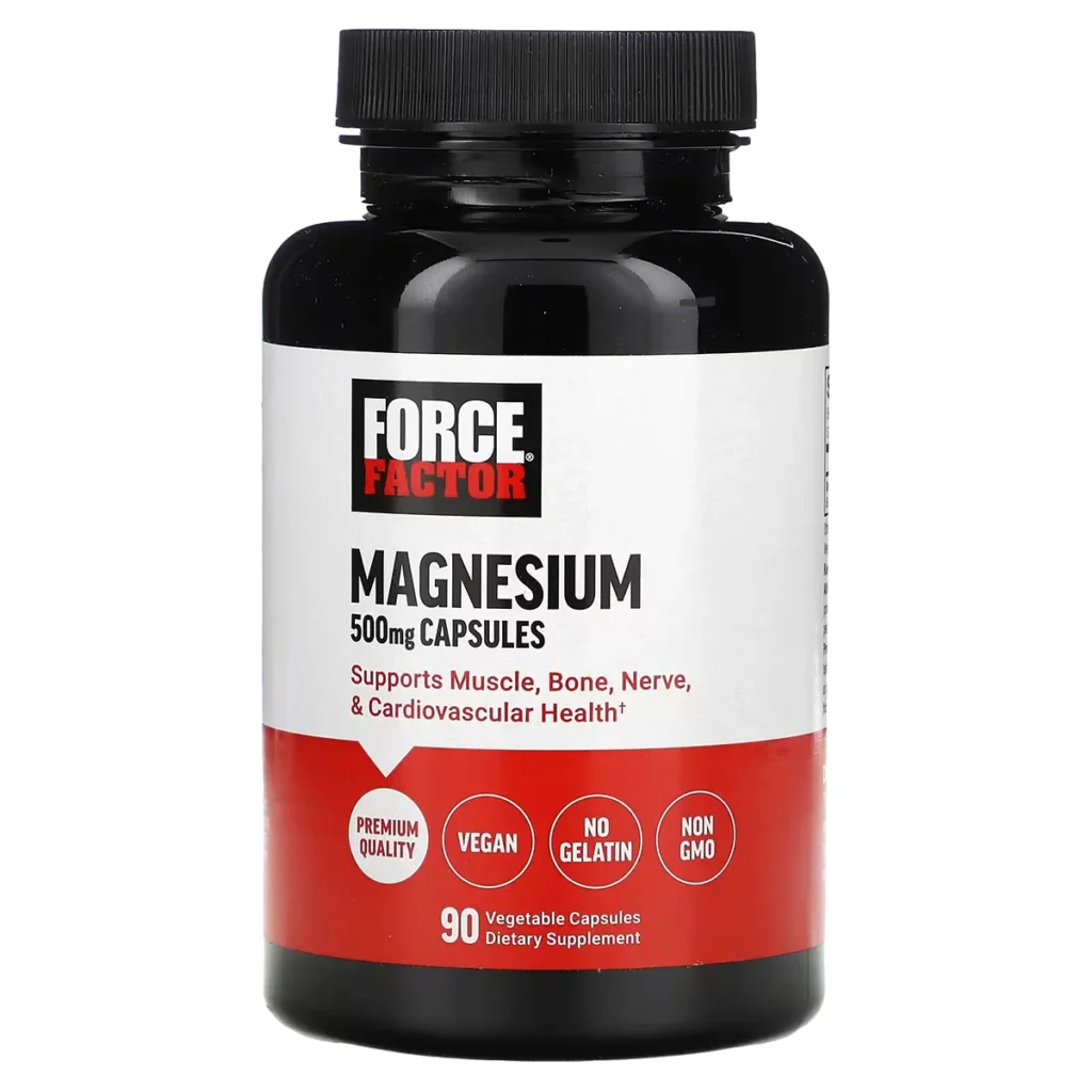 Magnesium Complex – 500 mg – 90 Capsules Vegetariennes – Force Factor 1