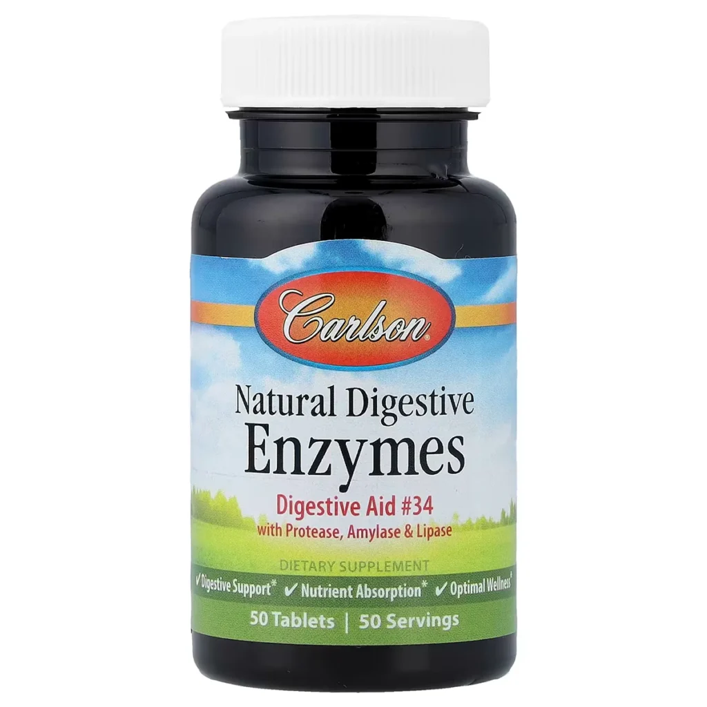 Digestive Enzymes – 50 Tablets – Carlson 1