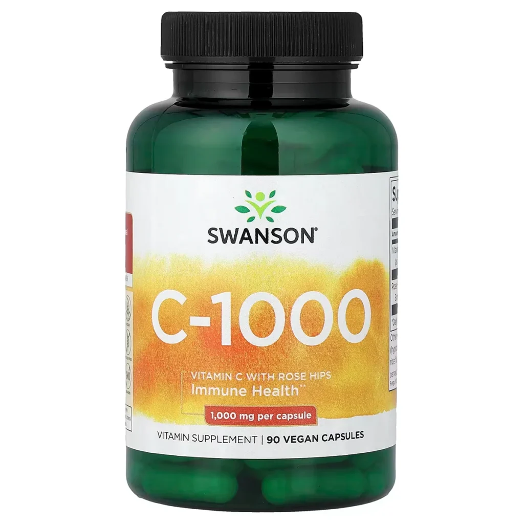 Swanson C 1000 – 1000 mg Vitamine C – 90 Vegan Capsules 1