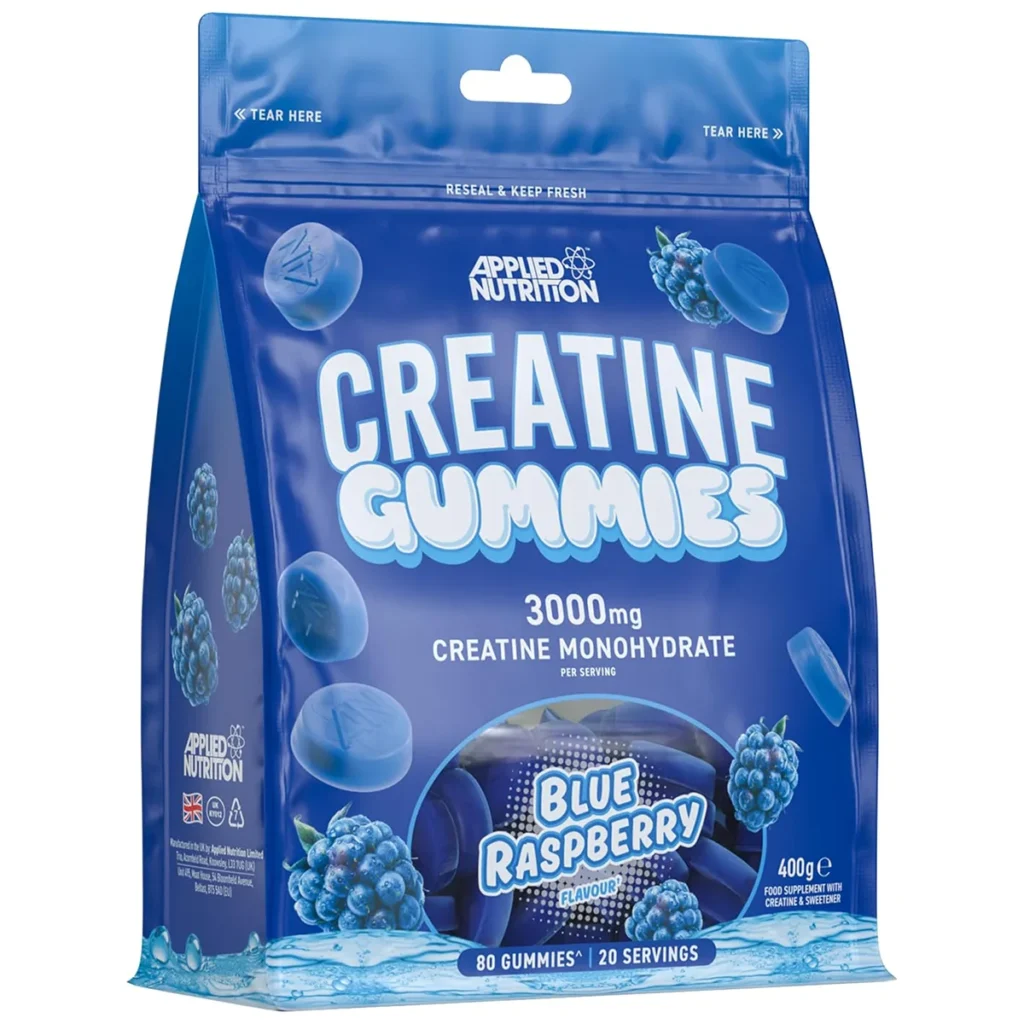 Creatine Monohydrate Gummies – Blue Raspberry – Applied Nutrition 1