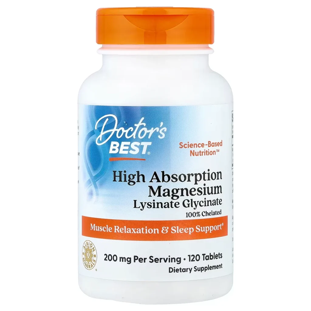 High Absorption Magnesium – 100 mg – 120 Tablets – Doctors Best 1