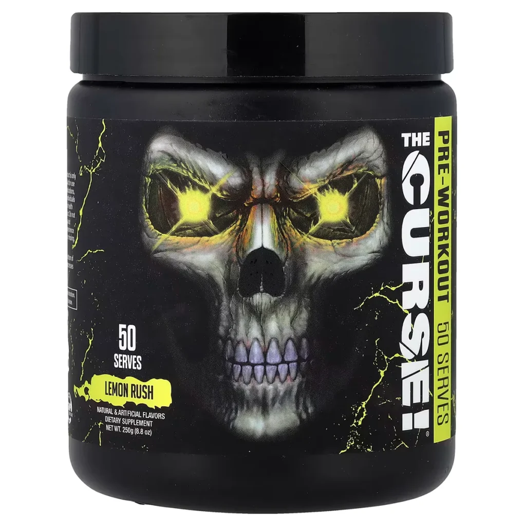 The Curse PreWorkout – 50 servings – Lemon Rush – JNX Sports 1