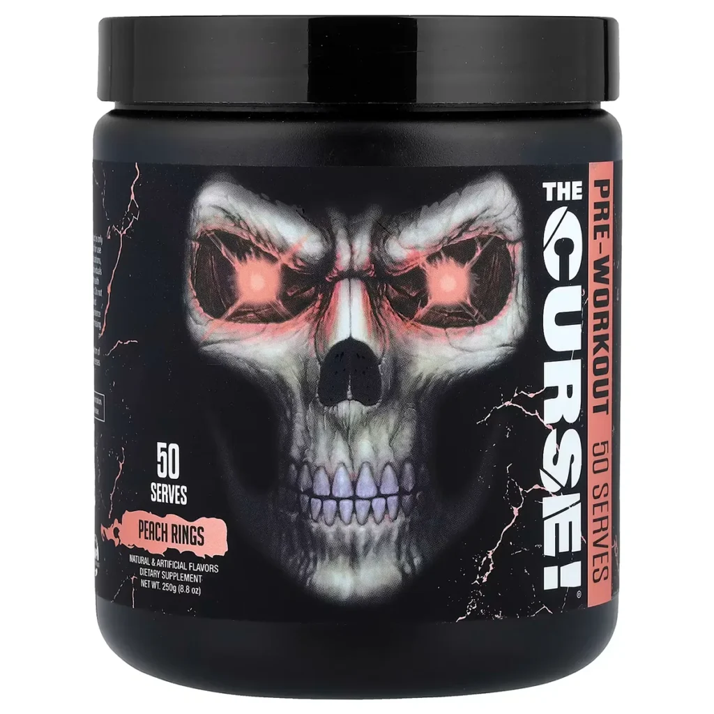The Curse PreWorkout – Peach Rings – 50 servings – JNX Sports 1