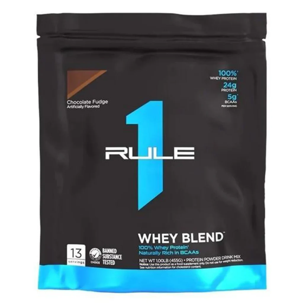 Whey Blend – Chocolate Fudge – 455 g – Rule 1