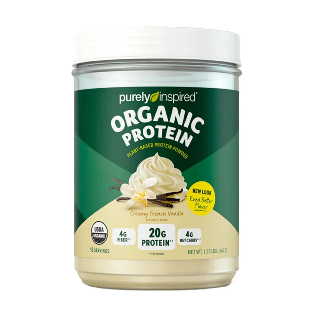 Whey Vegan Organic – French Vanilla – 546 g – Purely Inspired 1