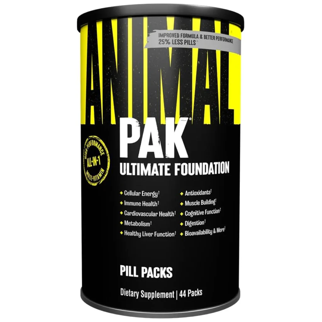 Animal Pak Multivitamin for Men Women – 44 packets – Universal Nutrition 1
