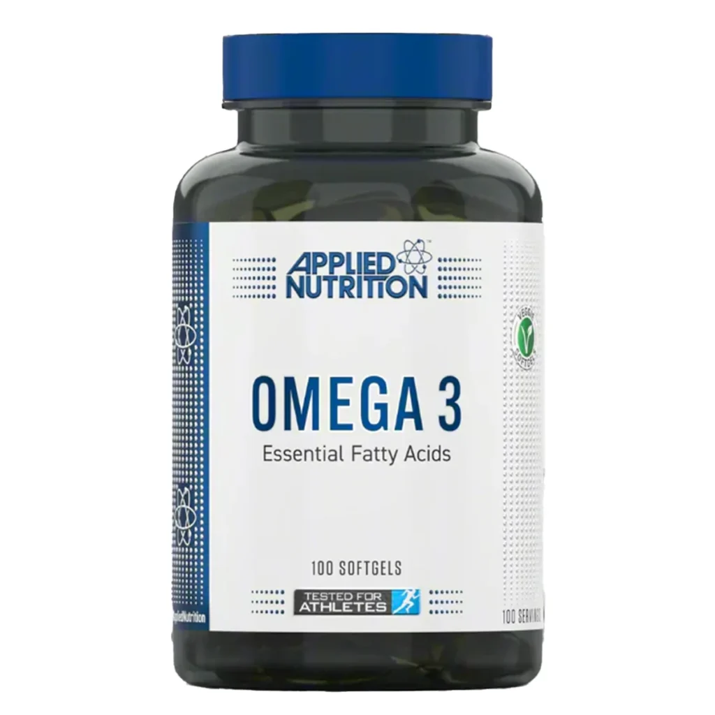 Omega 3 – 180 mg EPA 120 mg DHA – 100 Softgels – Applied Nutrition 1