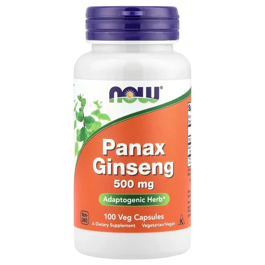 Panax Ginseng – 100 Veg Capsules – NOW Foods 1