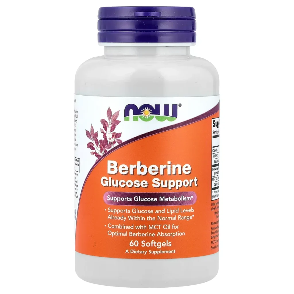 Berberine Glucose Support – 60 Softgels – NOW Foods 1