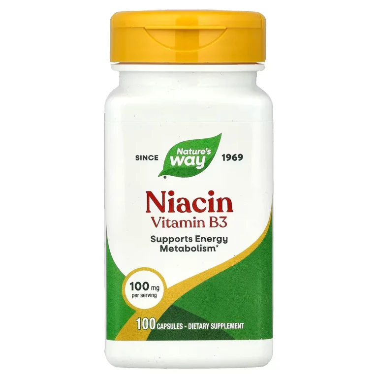 Niacin Vitamin B3 – 100 Capsules – Natures Way 1