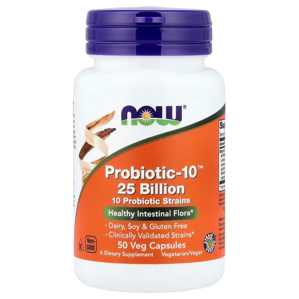 Probiotic 25 Billion – 50 Veg Capsules – NOW Foods 1