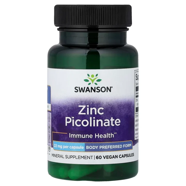 Zinc Picolinate – 22 mg – 60 Capsules – Swanson 1