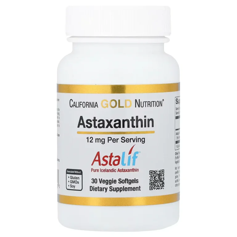 Astaxanthin – 12 mg – 30 Veg Softgels – California Gold Nutrition 1