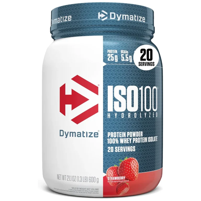 ISO 100 Hydrolyzed – Strawberry – 650 g – 20 Servings – Dymatize 1