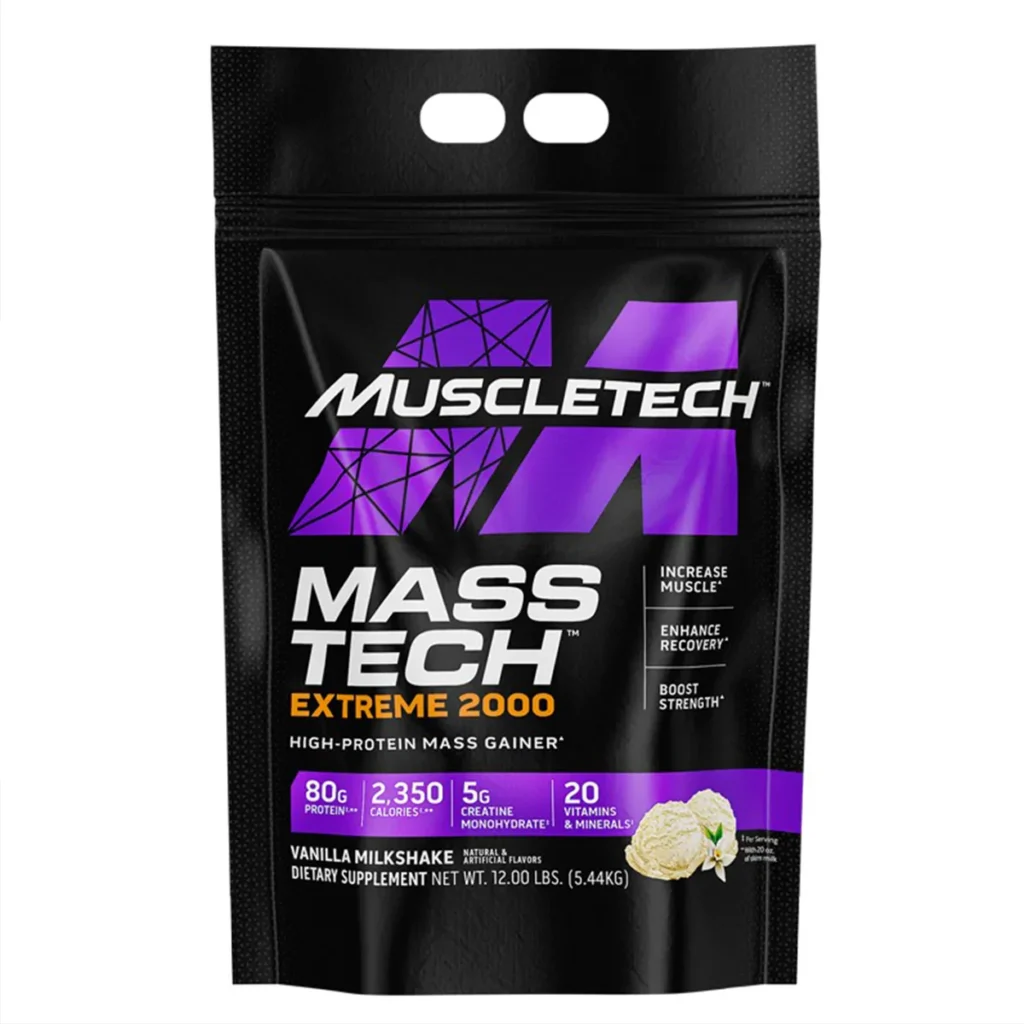 Mass Tech Extreme 2000 – Vanilla – 544 kg – MuscleTech 1